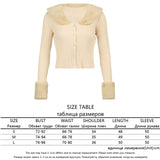 SUCHCUTE 2020 Streetwear Fashion Woman Cardigan Sweaters With Fur Trim Collar Korean Style Casual Female Cropped Sweater