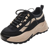 Zingj Sports Shoes Female 2023 Summer Rubber PU Color Cake Platform Bottom Lightweight Casual Fashion Dad Shoes