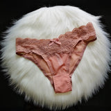 Women's Underwear Lace Hollow Out Panties Cross Bandage Seamless Underpant Low Waist Lingerie Seduction Sex