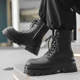 Zingj Platform Derby Martin Boots
