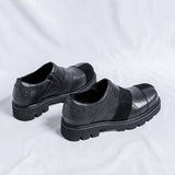 Zingj Leather Shoes Men's Business Dress Color British Casual New Trend Increased Men's Shoes