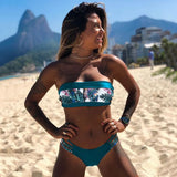 Sexy Bikini Set Brazilian bikini 2021 swimwear women Bandeau swimsuit female Push up bathing suit Summer bathers