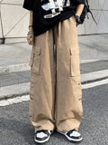Buttoned Pocket Patch Cargo Pants- Outfit
