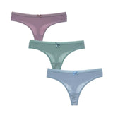 Women's Cotton G-String Thong Panties String Underwear Women Briefs Sexy Lingerie Pants Intimates Ladies Solid