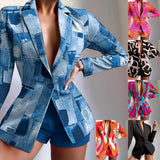 Independent Station New Fashion Fashion Suit Printed Shorts Set