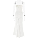 Satin Corset Maxi Dress-Outfit