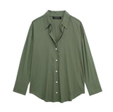 2025 Women's Silk Shirt Loose Spring Casual Street
