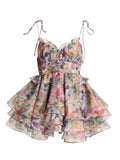 Fashion Sweet Breeze Ponopne Dress 2025 Spring Flower T-Shirt With Thin