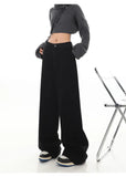 Vintage Black Straight Baggy Boyfriend JeansOutfit