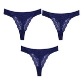 Sexy Lace G String Women's Thong Low-Waist Female Underpant Hollow Out Breathable Cotton Seamless G-String Underwear