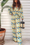 Piece Women Sets 2023 New Arrival Spring Autumn Matching Sets Flower Print Two Pieces Sets Top Pants Suits Outfits