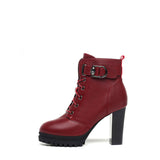 New 2025 Martin Boots Thick Heel Short Tube Women's Fashion