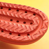 Women's Home Slippers Pure Color Platform Summer Indoor Fashion Couple Non Slip Slipper Female Outdoor Bath