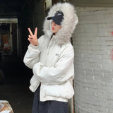 The New 2024 Winter Korean Winter Dress With Velvet And Thick Coat-Outfit