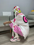 Y2K Aesthetic Pink Shorts Women Hip Hop Streetwear Oversize Wide Leg Jogging Short Sports Pants Print Gym Summer