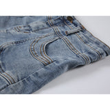Clothing Denim Half Body Skirt Vintage Blue High Waist Casual Fashion Baggy A Word Pleated Short Skirt Ladies