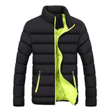 Solid Color Men's Cotton-Padded Jacket Thick Padded Jacket Winter New Cotton-Padded Jacket Short Padded Jacket