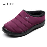 Winter Warm Women Fur Slippers Slip On House Shoes Comfortable Memory Foam Boys Girls Couples Home Indoor
