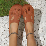 Zingj Flat Single Shoes Women 2024 Summer Shallow Pedal Breathable And Comfortable Versatile Lazy Casual