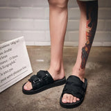 Arrival Sandals Men Shoes Summer 2019 Beach Fashion Men's Outdoor Sandals Classic Black Sandals Charming Couple