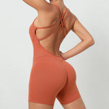 Zingj Beautiful Back Peach Hip Yoga Pants Without Embarrassment Hip Tight Sports Jumpsuit With Buttock Fitness Pants Women-Outfit