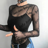Love Hate Sheer Mesh