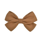 Piece 3.6inches Cute Solid Bowknots Hair Clips For Baby Girls Safty Boutique Hairpins Barrettes Headwear Kids Hair