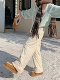 Puffer Thick Fleece Warm Pants- Outfit