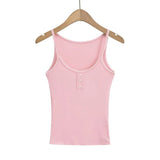 Zingj Trendy Women's Dress Is Sweet And Pure To Make Waves, Slim Short-Sleeved T-Shirt, Short-Style Navel Top + Small Suspenders