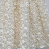 Elastic Waist A-line 3d Rose Flowers Design Maxi Skirt- Outfit