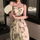 Women Fashion Spaghetti Strap Prom Dress Elegant Sleeveless A Line Vestdios Female Bodycon Evening Party