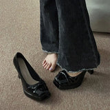 Wind High Heels Women 2025 Spring And Summer New Niche Design Style Style Temperament Large-Size Single