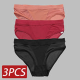 Seamless Hollow Out Women's Panties Women Briefs Transparent Low Waist Underwear Breathable Female Underpants Pantys