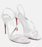 Summer New Multi-Colored Snake-Shaped Sandals With Red-Soled Sandals Female Cl With Fine Heel Sexy High Heel Wearing