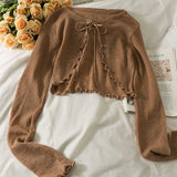 Women Thin Coat Casual Bow Summer Sun Protection Clothes Female Cardigan Shirt Lolita Covers Tops Blouse Woman
