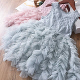 Lace Dress New Floral Kids Dresses For Girls Princess Dress Children Clothes Girls Dress Casual Wear 3 8Y Vestido