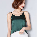Summer Autumn style Imitation Silk Women Blouse Shirt Sexy White Tops Women Blouses Party Girls Blusas Shirts 2020