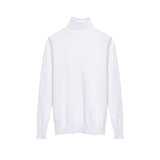 2021 Autumn Winter Slim Basic Sweater Women Jumper Turtleneck Knitted Tops Pullovers White