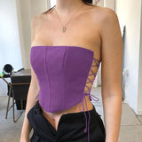 Bustiers Corsets Top Sexy Lingerie Chest Binder Bra Summer Y2k Body Shapewear Waist Trainer Gothic Clothing