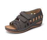 New Women Sandals Lostisy Large Size Women Cross Belt Breathable Pure Color Sandals Ankle-Wrap Sandalia Feminina