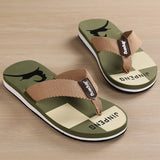 Men Shoes Summer Bohemia Beach Sandals Striped Slippers Flip Flops For Men Platform Sandals Beach Slippers Size