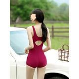 Women's Summer 2025 New Explosion Conjoined Flat Angle Professional Racing Conservative Fat Girl Meat