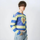 Boy Heart Cut Out Crop