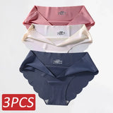 Seamless Silk Panties Women Underwear Sexy Female Underpants Briefs Woman Lingerie Underwear Ice Silk