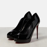 2025 Waterproof Table Single Shoes Women's Shoes Red Sole Sexy Fine High Heel Fish Mouth Shoes Large Sexy Banquet Single