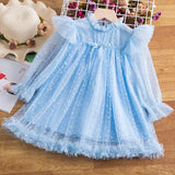 Winter Autumn Girl Dress Children Clothes Kids Dresses For Girls Party Dress Long Sleeve Knitted Sweater Toddler Girl