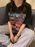 Motel Graphic Short Sleeve Tee- Outfit