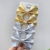 2021 New Leopard Print Hair Clips For Cute Girls BB Boutique Hairpins Bowknot Barrettes Headwear Kids Hair