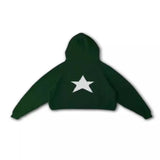 Back Star Print Hooded Oversized SweaterOutfit
