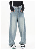 Light Blue Wash Baggy Boyfriend JeansOutfit